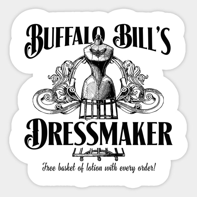 Buffalo Bill Dressmaker Sticker by MikesTeez